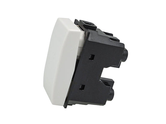 Deviatore unipolare 1P 16A compatibile con BTicino Matix - modulo da incasso per supporto e placca compatibile