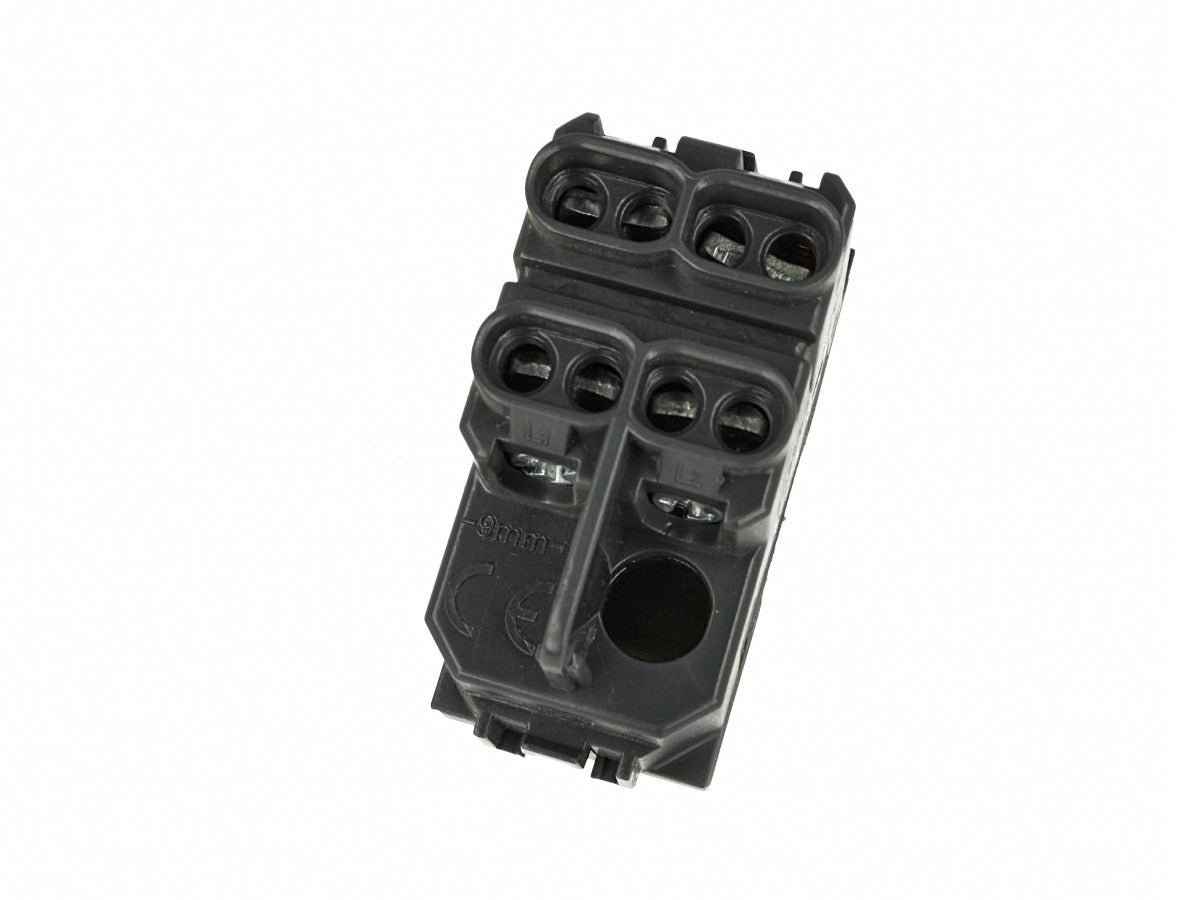 Interruttore bipolare 2P 16A 0-1 compatibile con BTicino Living Light e Living International - modulo da incasso per supporto e placca compatibile