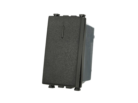 Interruttore unipolare 1P 16A compatibile con Vimar Arke - modulo da incasso per supporto e placca compatibile