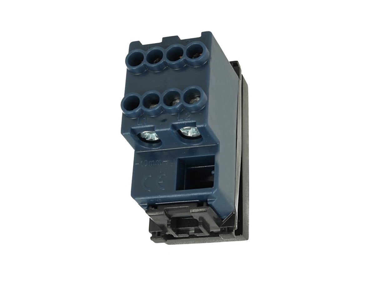 Invertitore unipolare 1P 16A nero compatibile con Vimar Arke