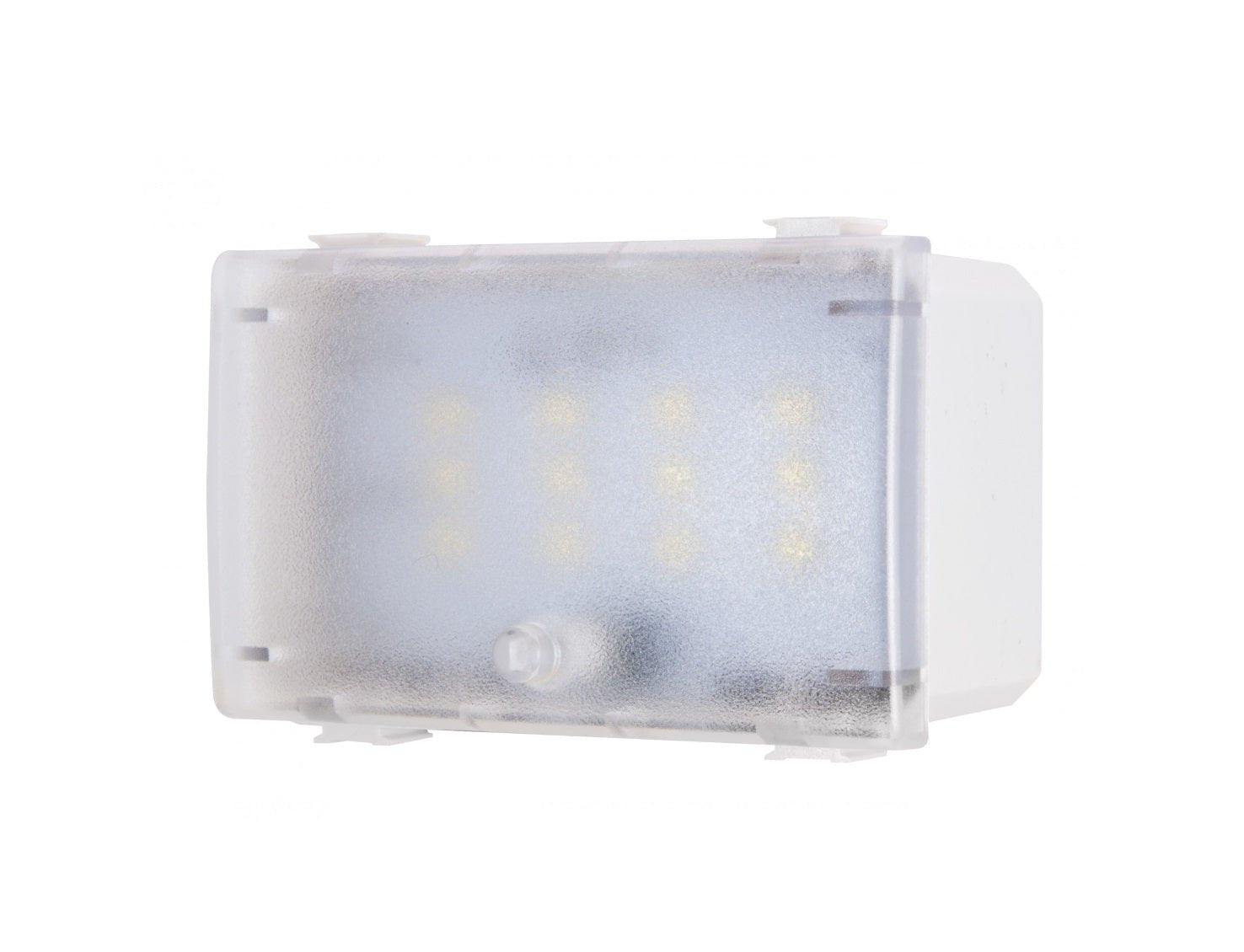 Lampada LED segnapasso emergenza 1W compatibile con BTicino Matix - modulo da incasso per supporto e placca compatibile