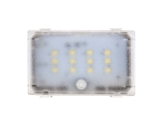 Lampada LED segnapasso emergenza 1W compatibile con BTicino Matix - modulo da incasso per supporto e placca compatibile