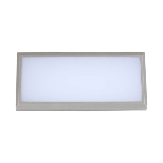 Applique angolare da esterno a incasso 12W IP65 grigio chiaro