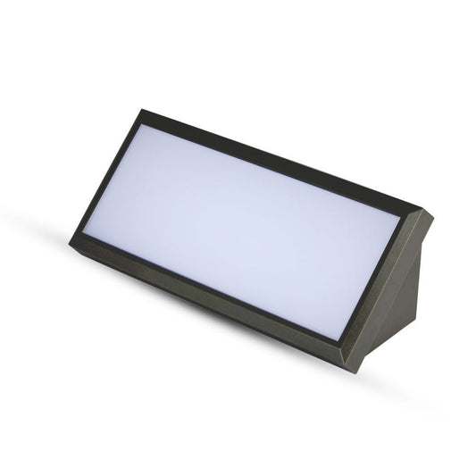 Applique angolare da esterno a incasso 12W IP65 nera