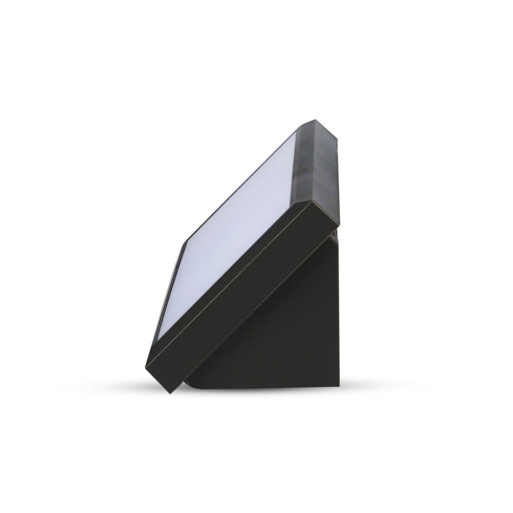 Applique angolare da esterno a incasso 12W IP65 nera