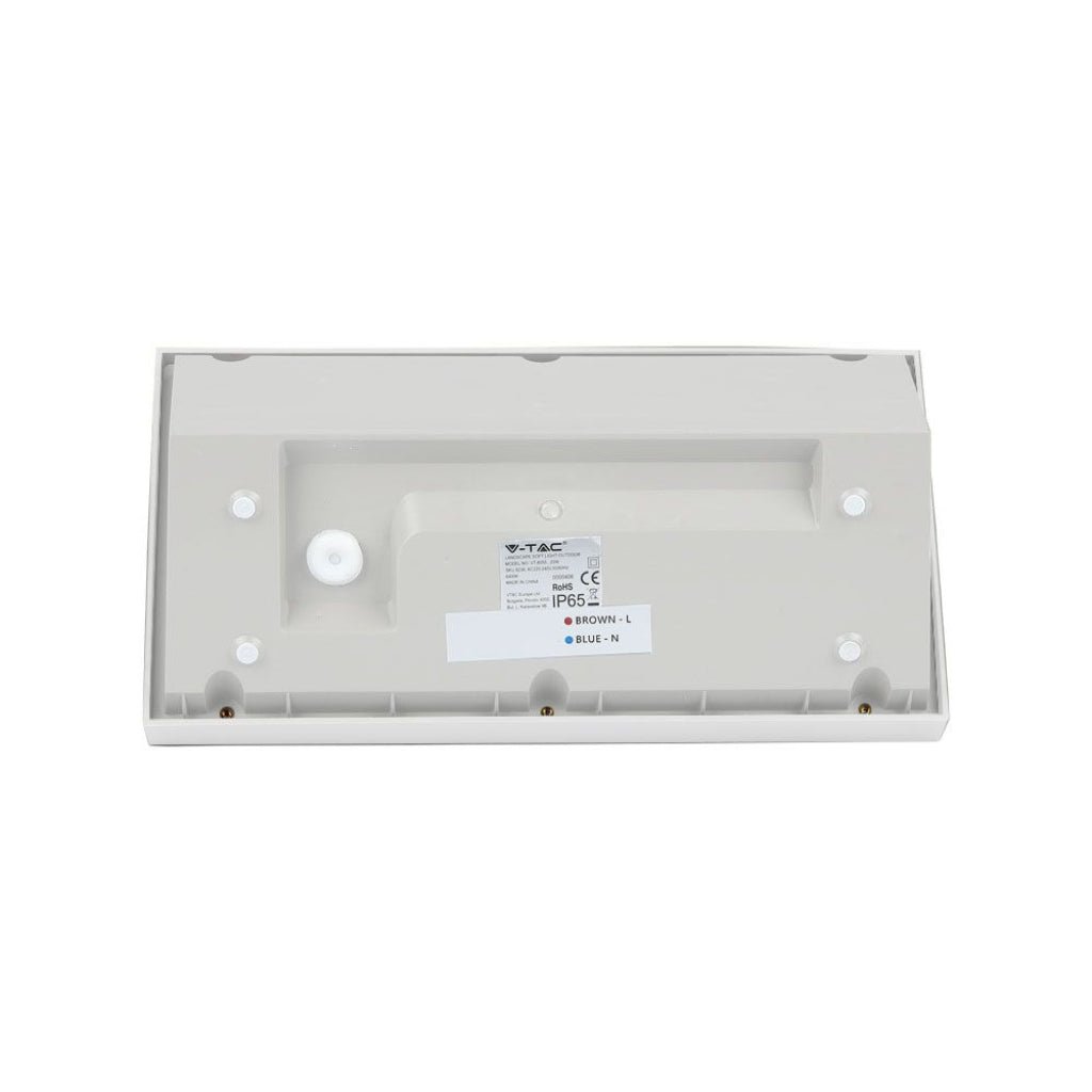 Applique angolare da esterno a incasso 20W IP65 bianca