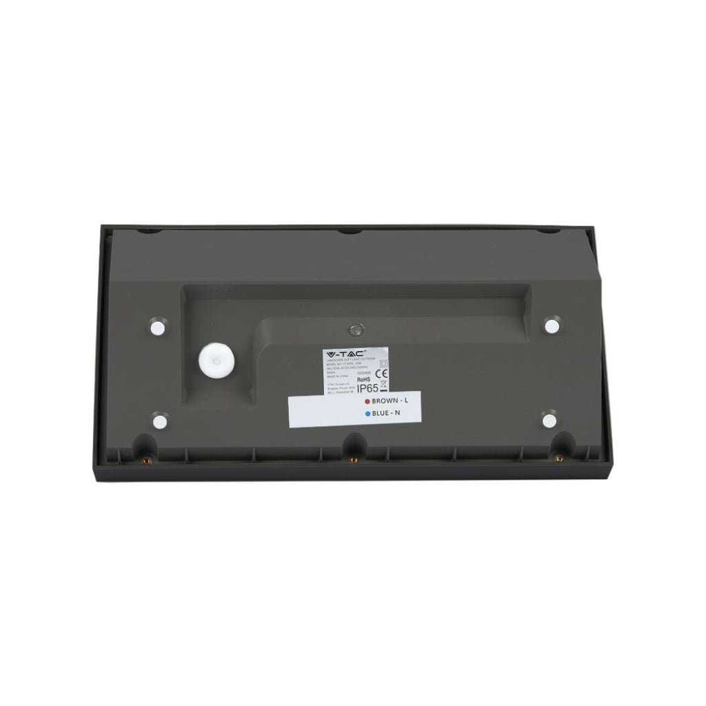 Applique angolare da esterno a incasso 20W IP65 nera