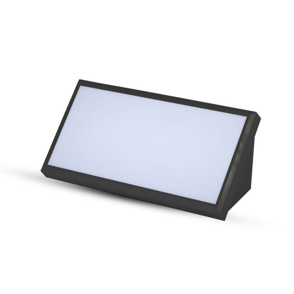 Applique angolare da esterno a incasso 20W IP65 nera