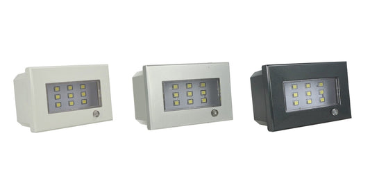 Lampada LED segnapasso emergenza 3W compatibile con BTicino Axolute - modulo da incasso per supporto e placca compatibile