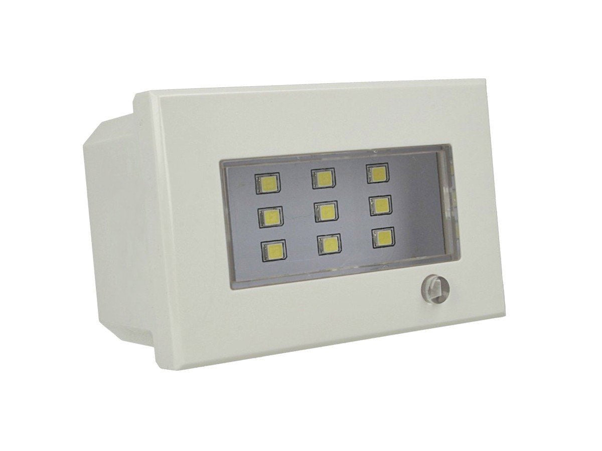 Lampada LED segnapasso emergenza 3W compatibile con BTicino Axolute - modulo da incasso per supporto e placca compatibile