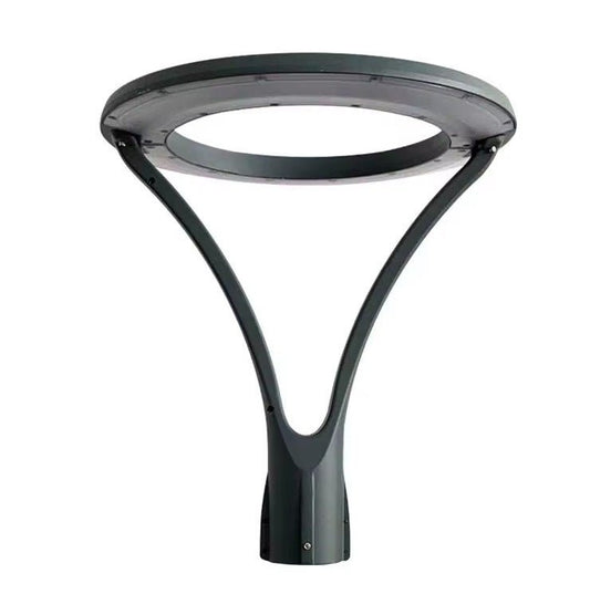 Lampione LED circolare 100W da giardino e da esterno - luce calda o naturale
