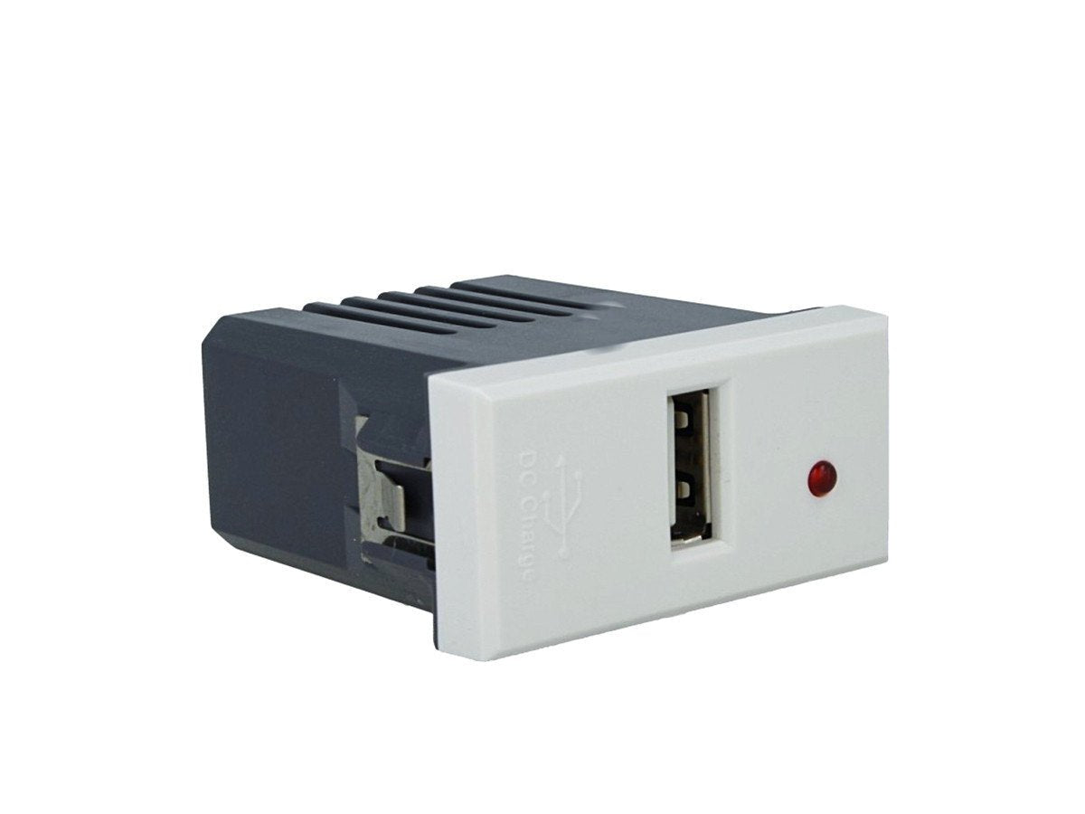 Modulo caricatore USB singolo compatibile con BTicino Axolute - Modulo da incasso