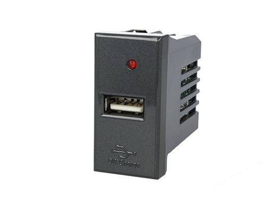 Modulo caricatore USB singolo compatibile con BTicino Axolute - Modulo da incasso
