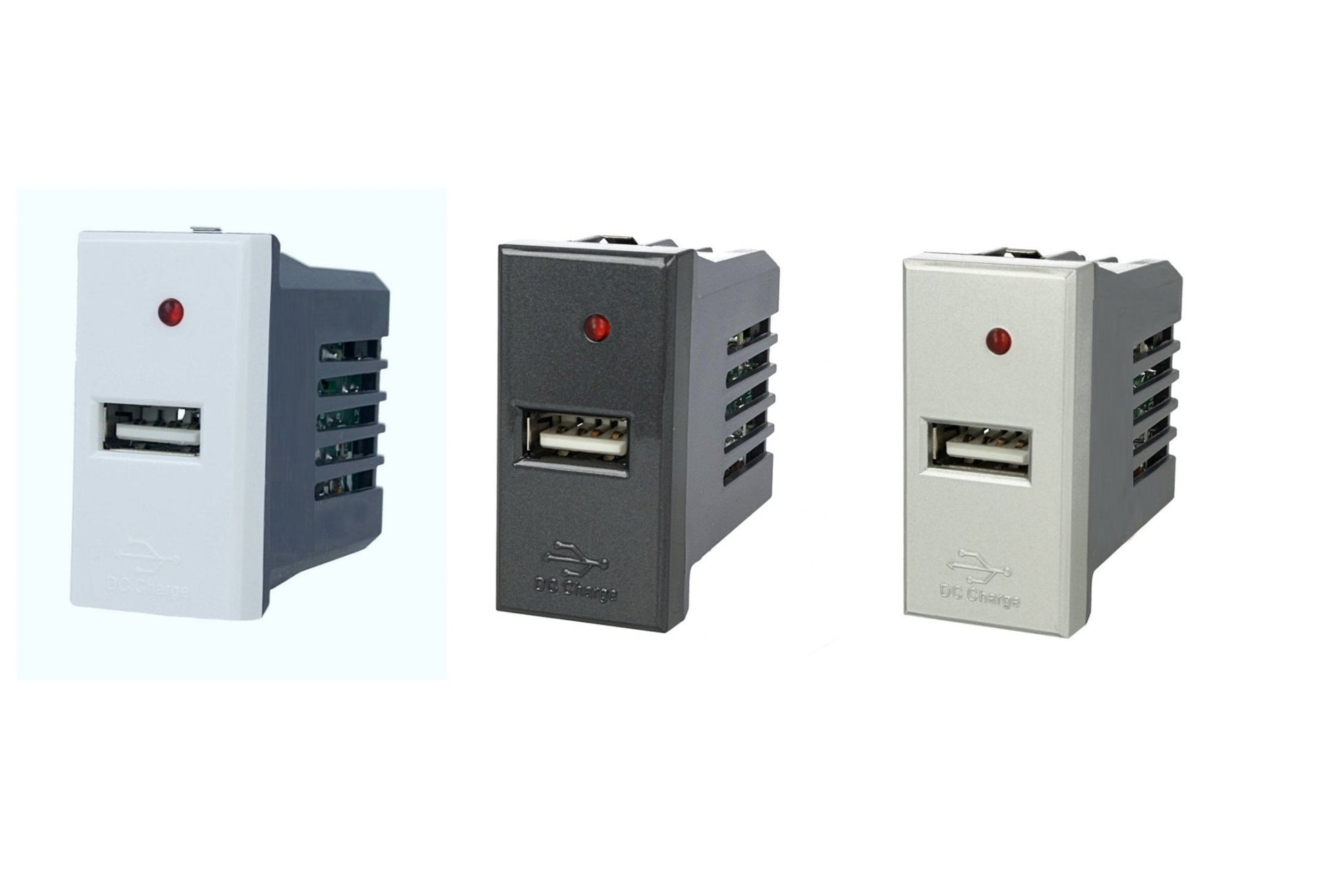 Modulo caricatore USB singolo compatibile con BTicino Axolute - Modulo da incasso