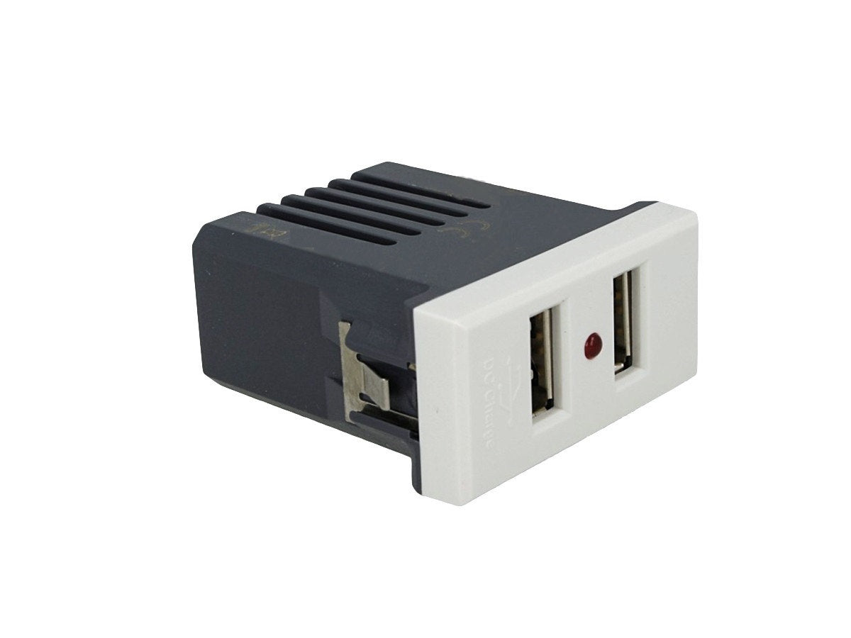 Modulo caricatore USB doppio compatibile con BTicino Axolute - Modulo da incasso