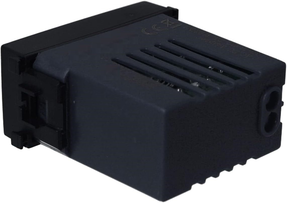 Modulo caricatore USB A + USB-C 3,1A compatibile con Vimar Arke - Nero - Modulo da incasso