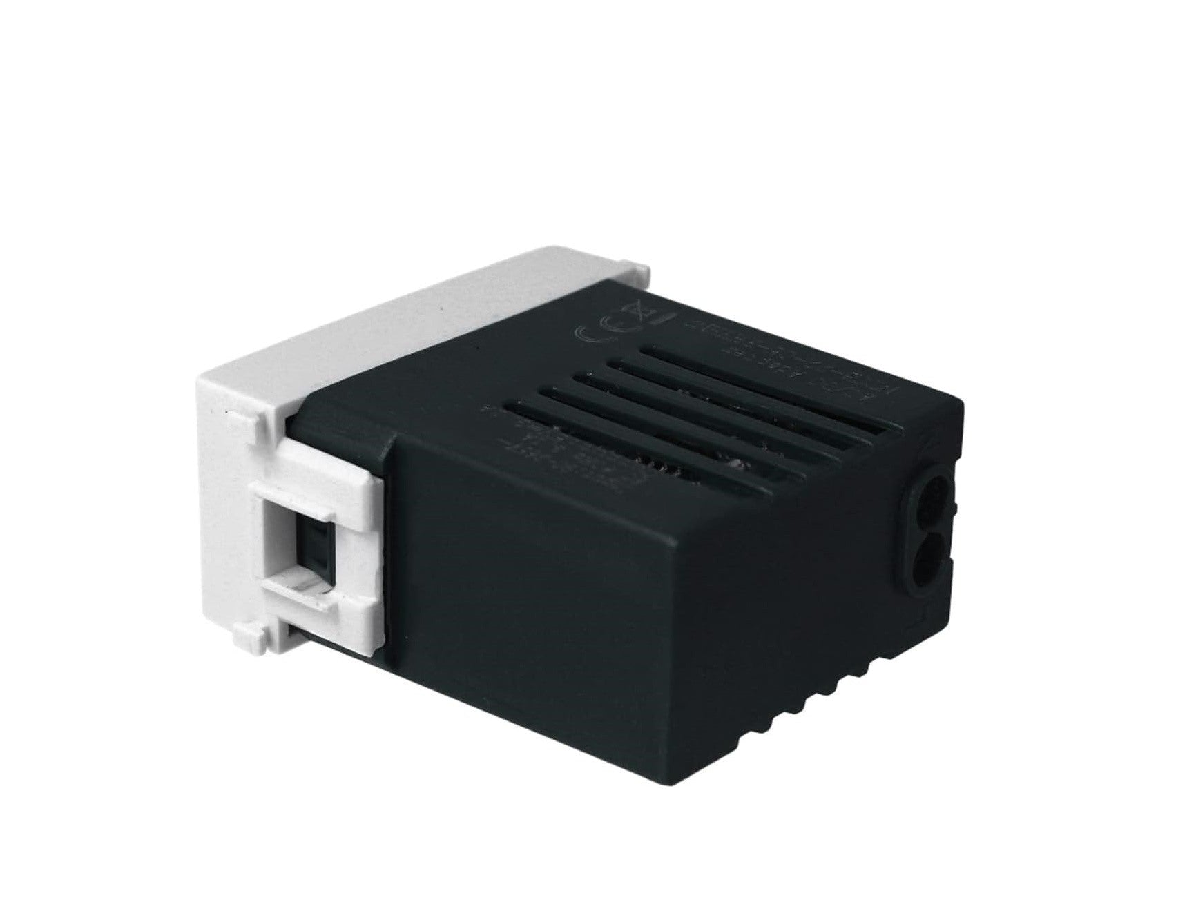 Modulo caricatore USB A + USB-C 3,1A compatibile con BTicino Matix - Bianco - Modulo da incasso