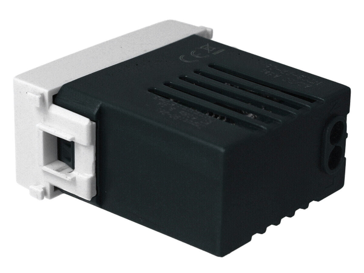 Modulo caricatore USB A + USB-C compatibile con BTicino Living Light e Living International - Modulo da incasso