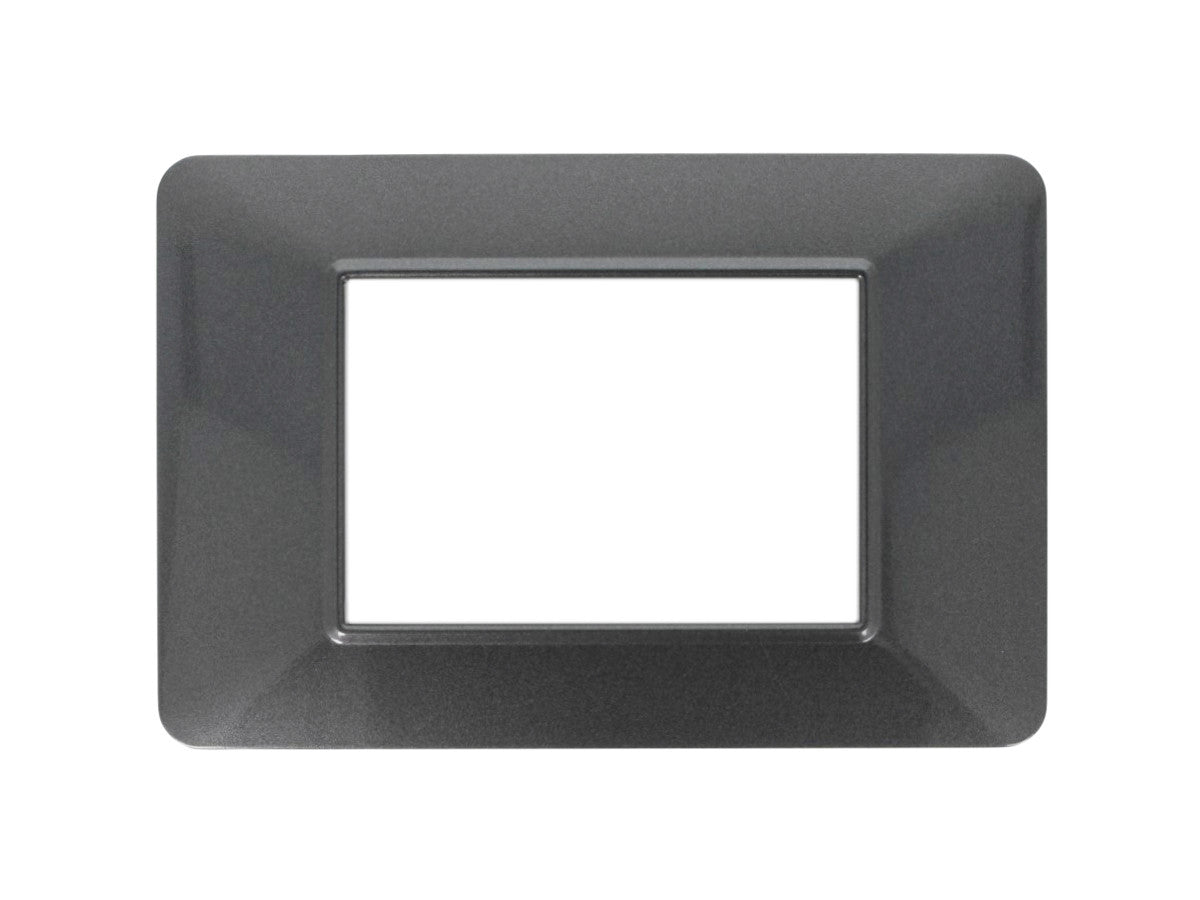 Placca Basic Urban tecnopolimero compatibile con Vimar Plana - Cornice frontale da incasso - Vimar Plana