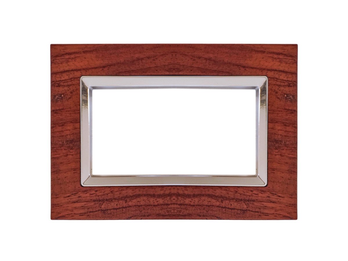 Placca Elegance in vero legno compatibile con BTicino Matix - Cornice frontale da incasso
