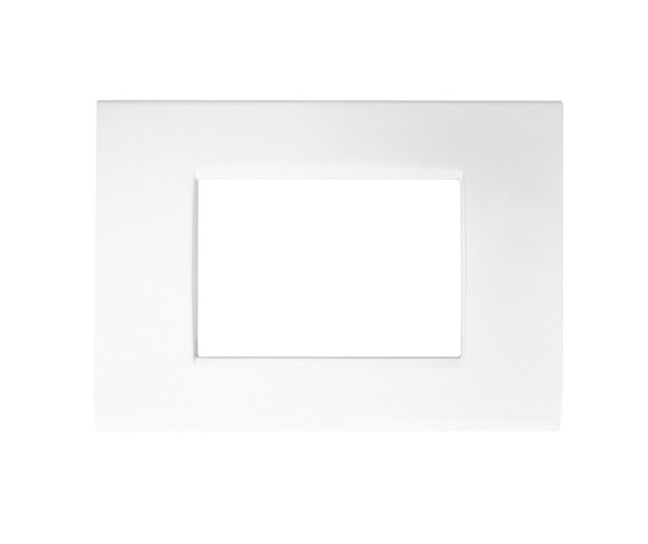 Placca Slim in metallo satinato compatibile con BTicino Living Light Air - Cornice frontale da incasso