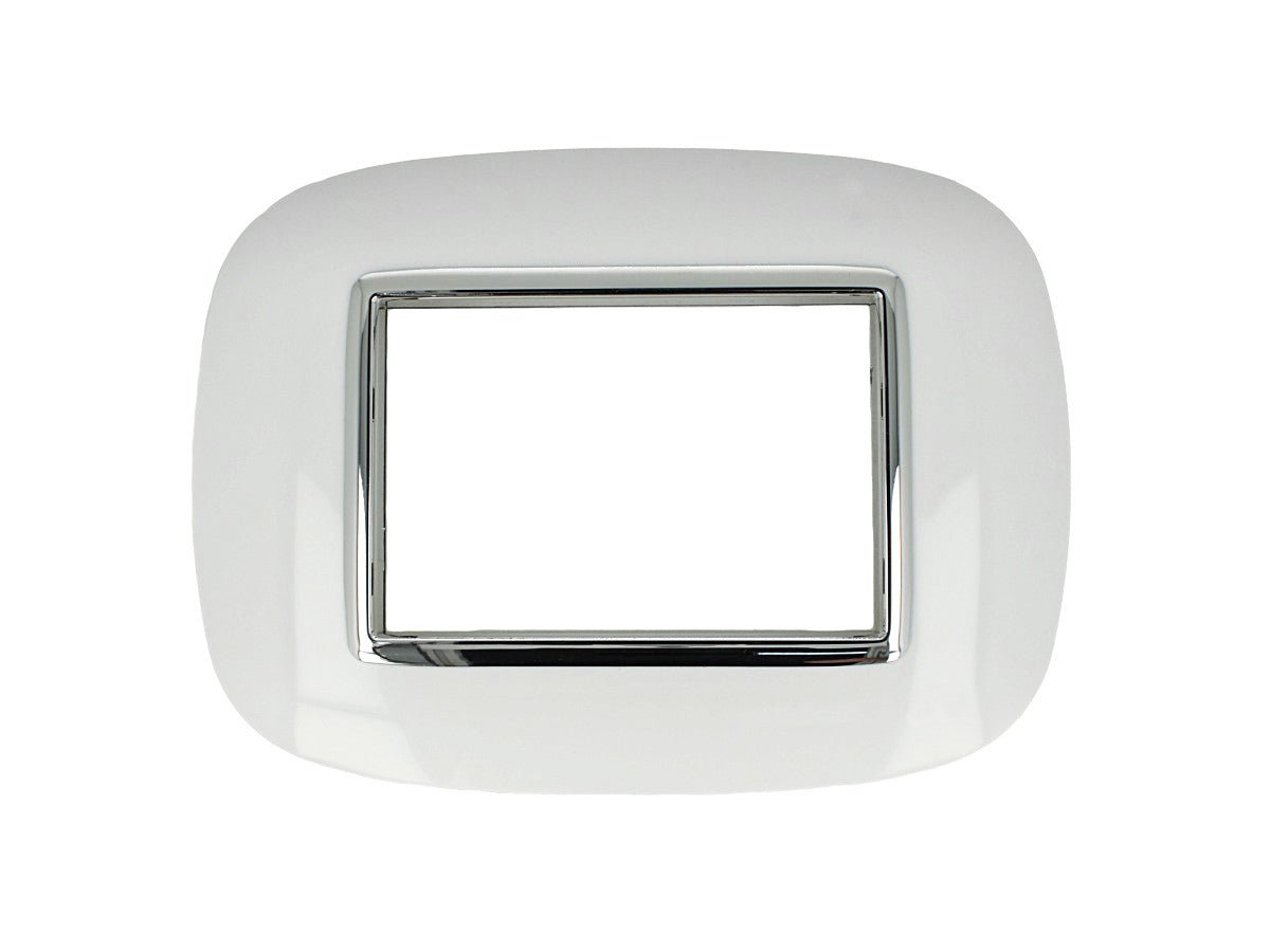 Placca Oval Orbis finitura decorativa compatibile con BTicino Axolute - Cornice frontale da incasso - BTicino Axolute