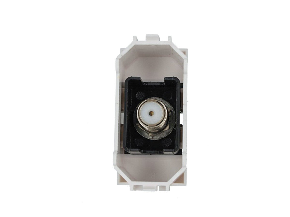 Presa SAT tipo F femmina compatibile con BTicino Living Light e Living International