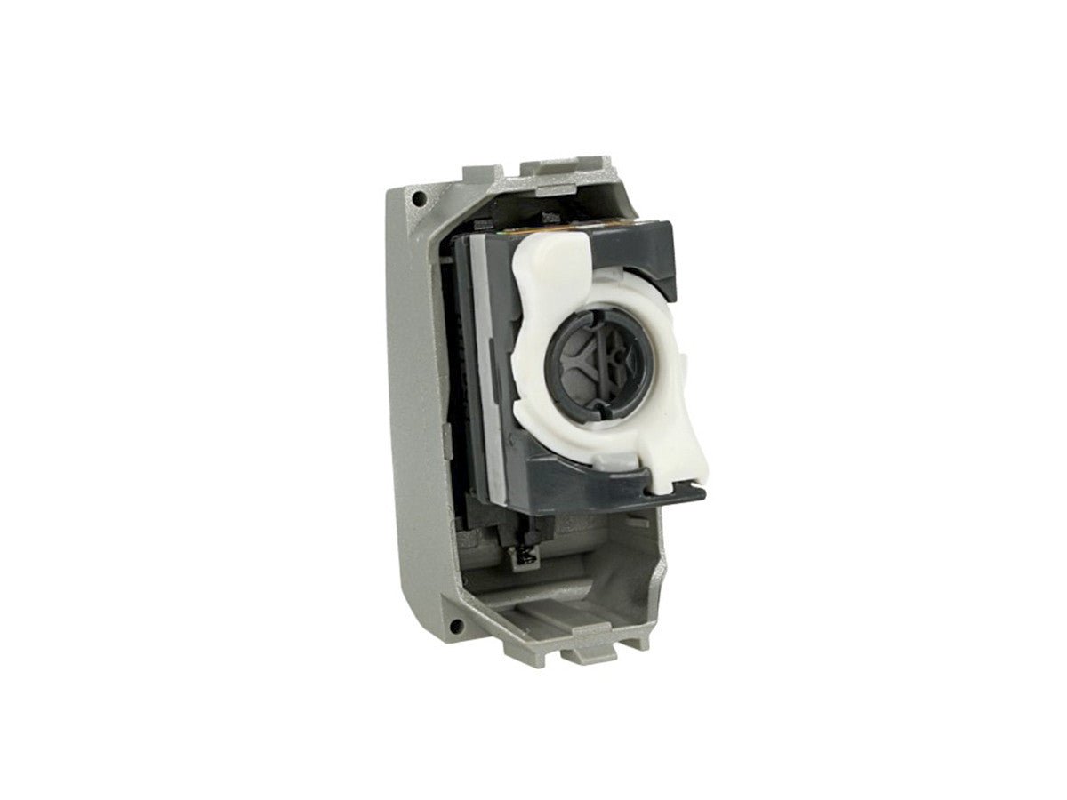 Presa dati RJ45 Cat 5e UTP compatibile con BTicino Living Light e Living International - Bianco - modulo da incasso per supporto e placca compatibile