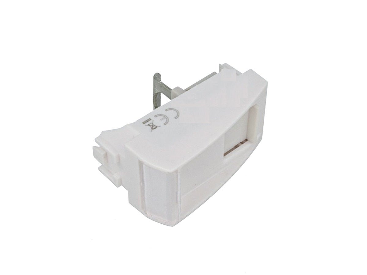 Presa telefonica RJ11 compatibile con BTicino Living Light e Living International - Bianco - modulo da incasso per supporto e placca compatibile - Silver Tech