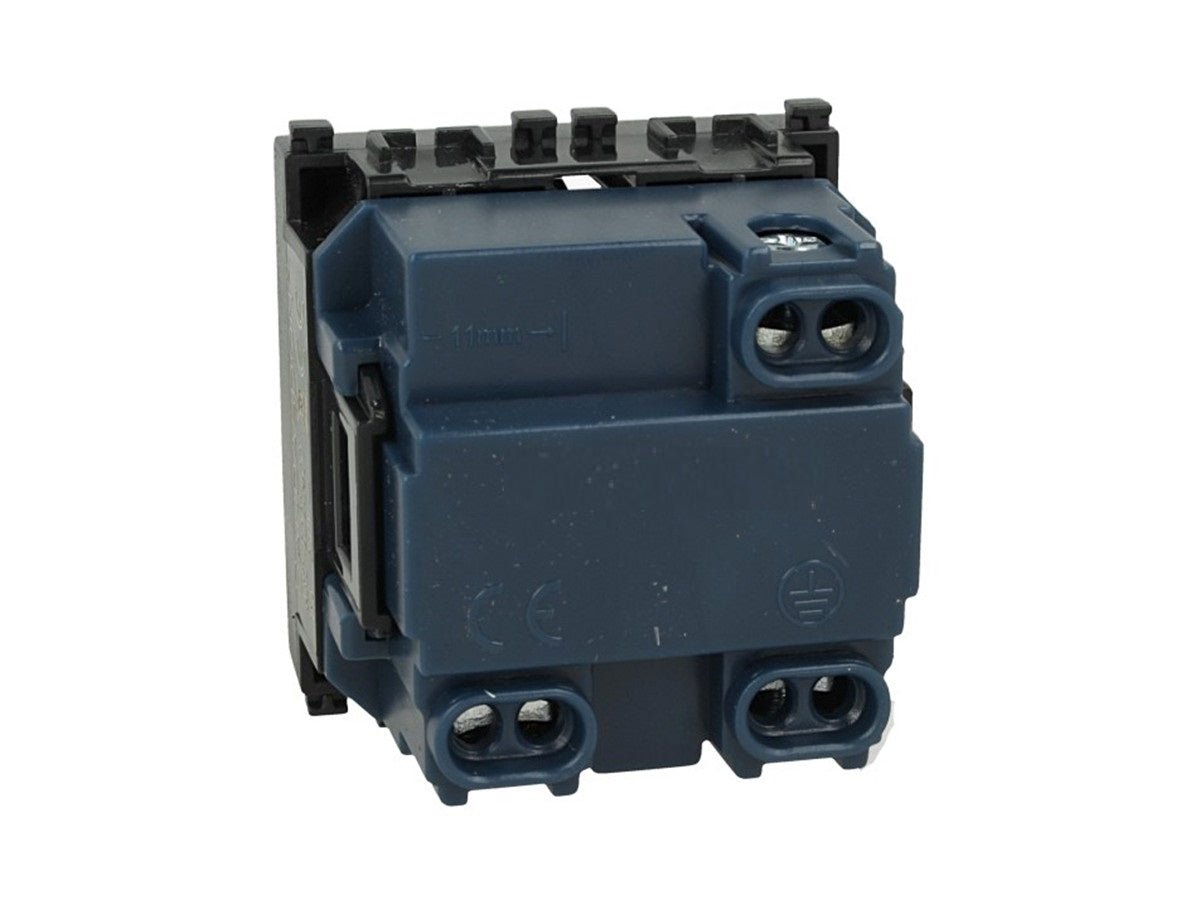 Presa Schuko 2P+T 16A compatibile con Vimar Arke - Nero - Modulo da incasso