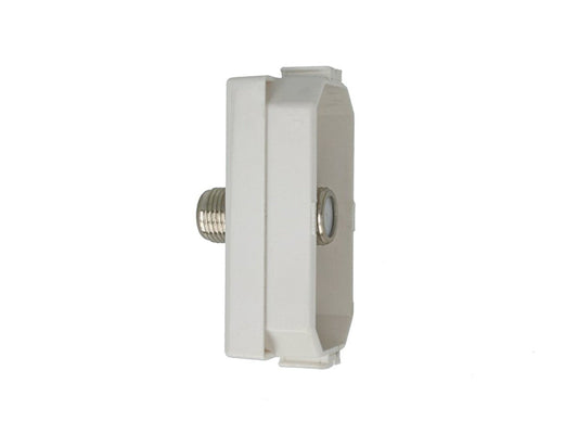 Presa TV SAT tipo F femmina compatibile con BTicino Matix - modulo da incasso per supporto e placca compatibile