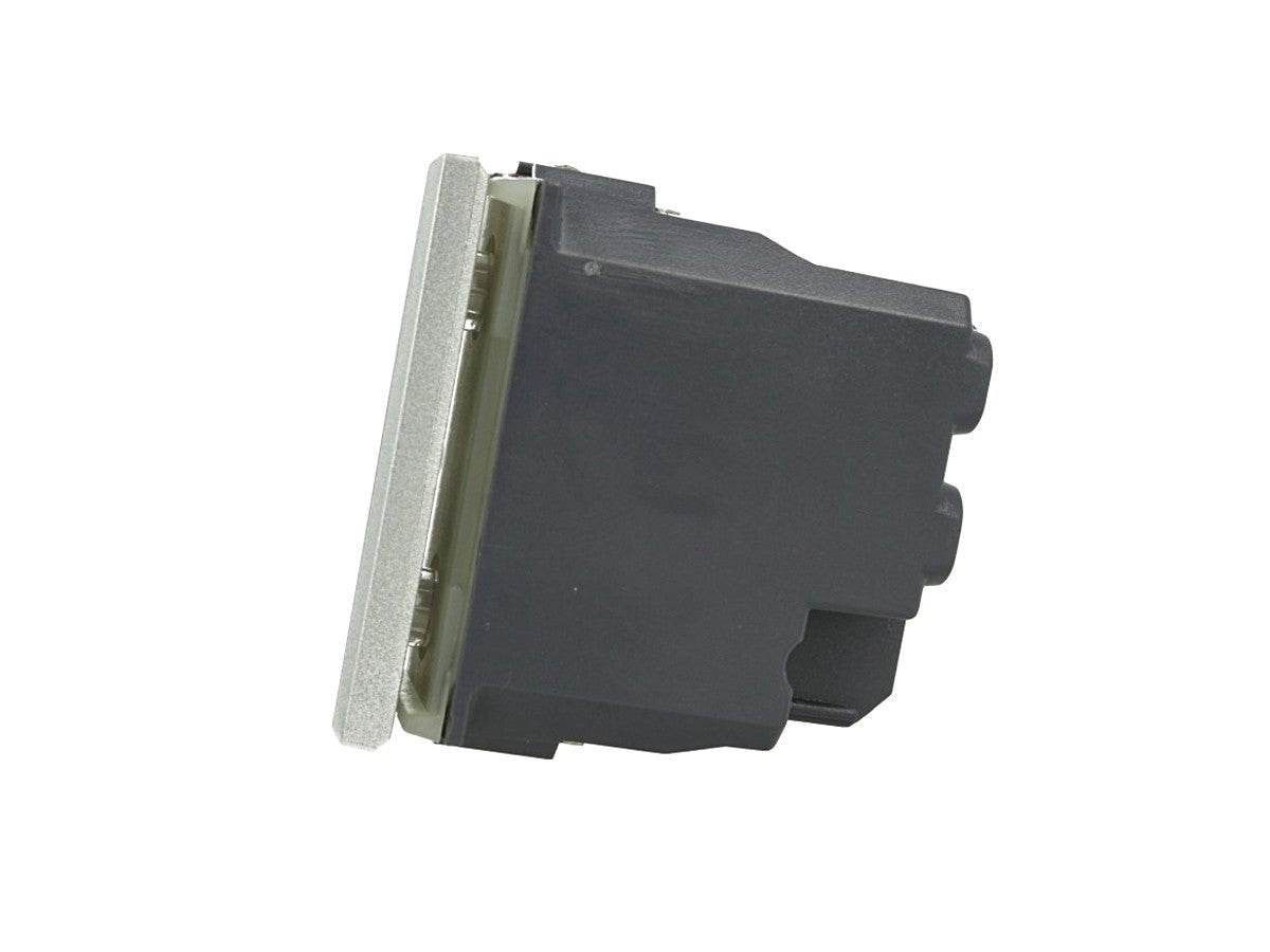 Pulsante assiale 1P 16A compatibile con BTicino Axolute - modulo da incasso per supporto e placca compatibile