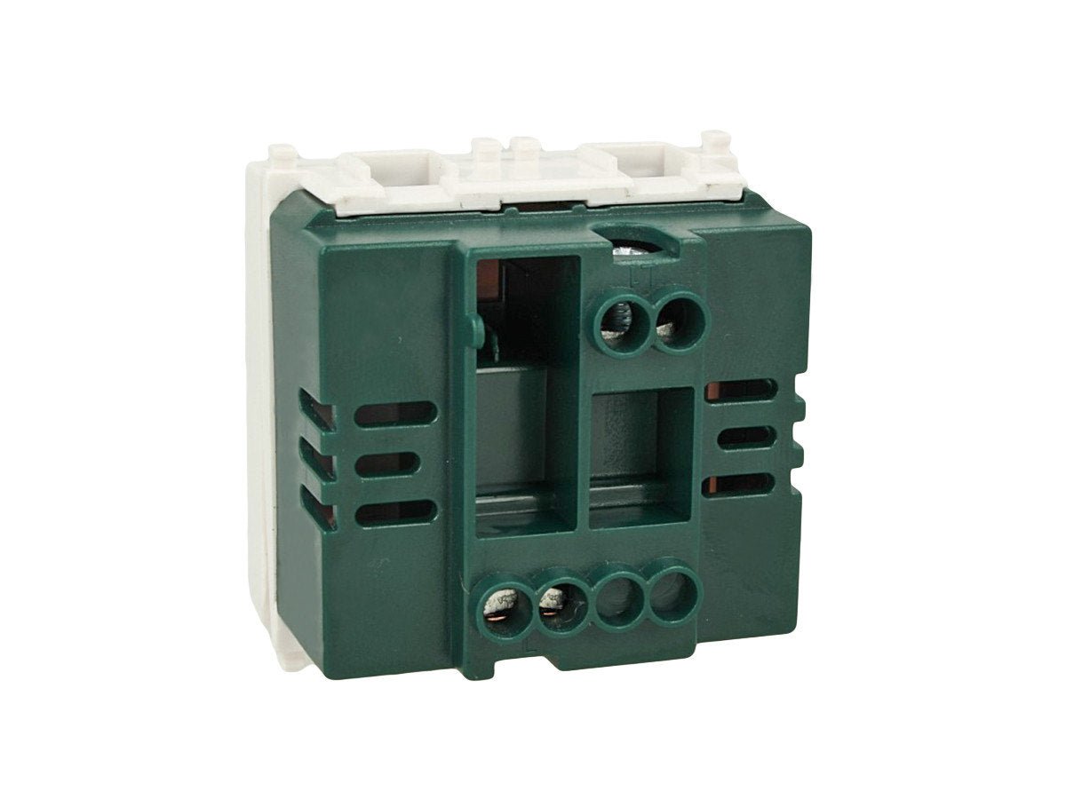 Pulsante portanome per campanello compatibile con Vimar Plana Bianco - modulo da incasso per supporto e placca compatibile