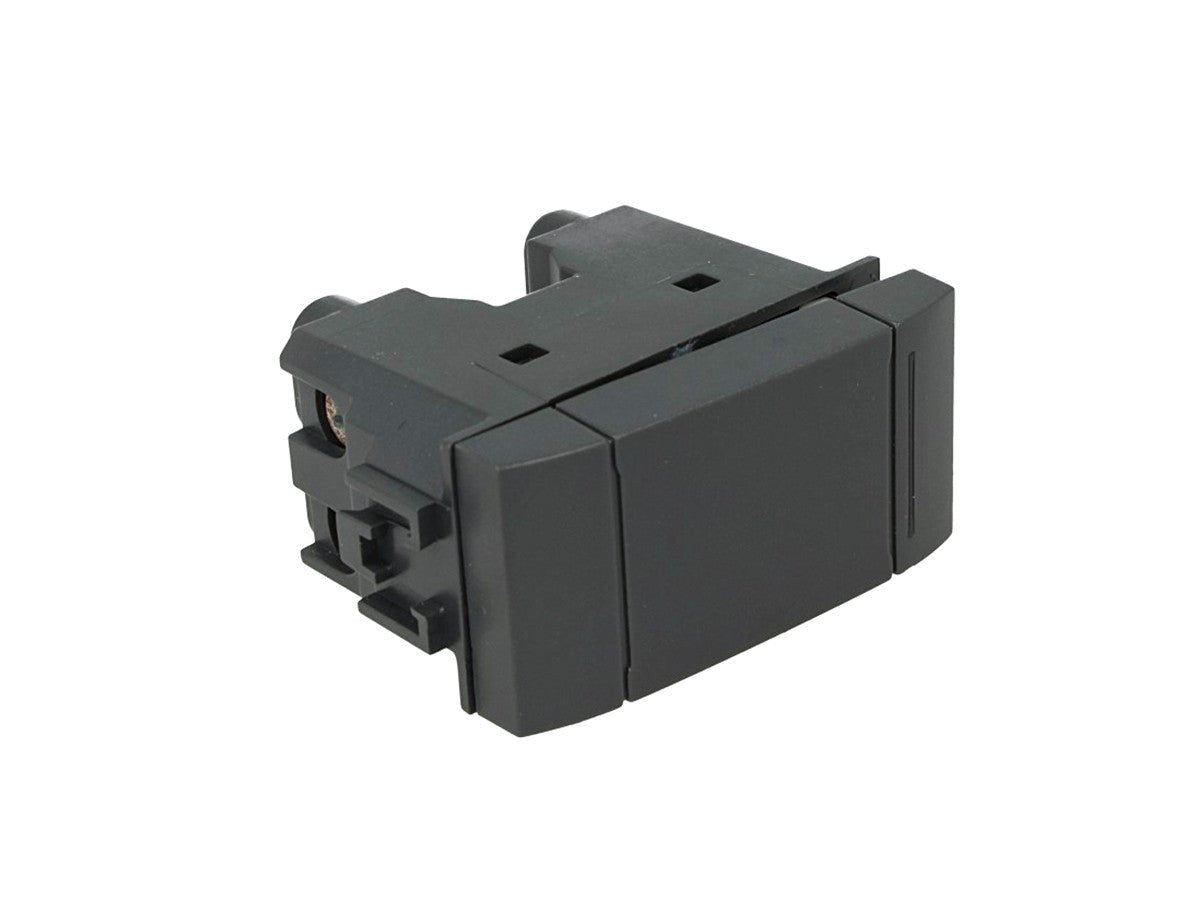 Pulsante NO 1P 16A compatibile con BTicino Living Light e Living International - modulo da incasso per supporto e placca compatibile