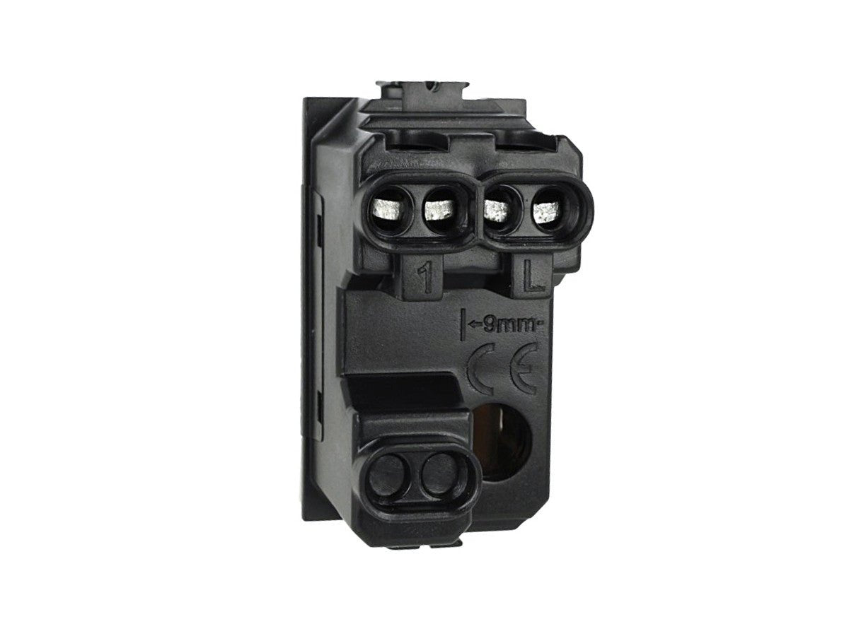 Pulsante NO 1P 16A compatibile con BTicino Matix - modulo da incasso per supporto e placca compatibile
