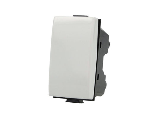 Pulsante NO 1P 16A compatibile con BTicino Matix - modulo da incasso per supporto e placca compatibile