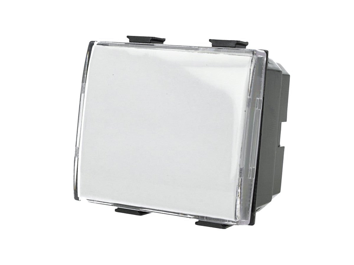 Pulsante portanome per campanello compatibile con BTicino Matix - modulo da incasso per supporto e placca compatibile