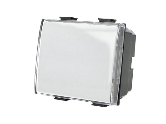 Pulsante portanome per campanello compatibile con BTicino Matix - modulo da incasso per supporto e placca compatibile