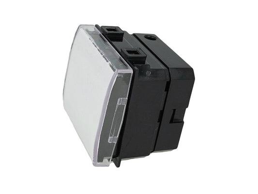 Pulsante portanome per campanello compatibile con BTicino Matix - modulo da incasso per supporto e placca compatibile