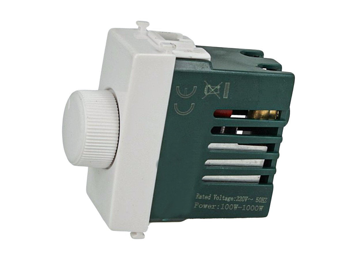 Dimmer regolatore di luminosita a manopola compatibile con Vimar Plana