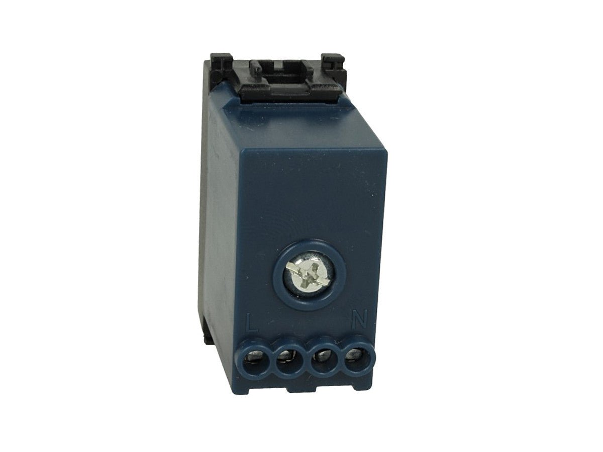 Ronzatore 220V compatibile con Vimar Arke Nero - modulo da incasso per supporto e placca compatibile