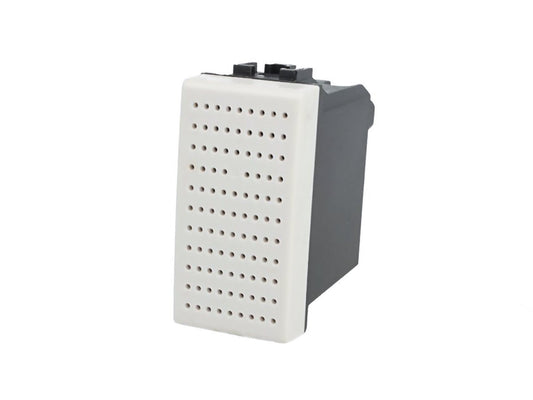 Ronzatore 220V compatibile con BTicino Living Light e Living International - modulo da incasso per supporto e placca compatibile