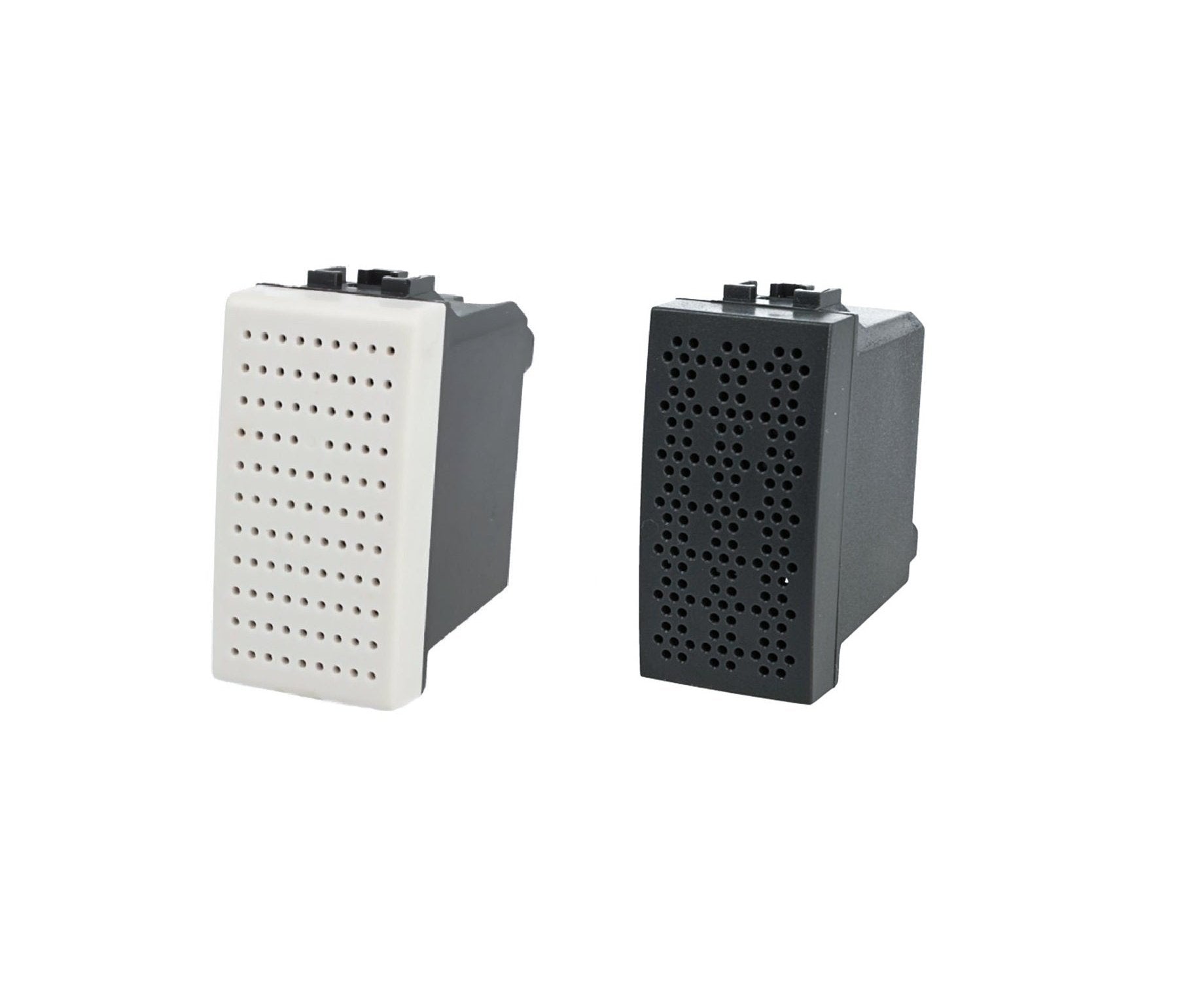 Ronzatore 220V compatibile con BTicino Living Light e Living International - modulo da incasso per supporto e placca compatibile