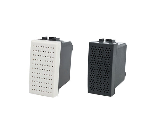 Ronzatore 220V compatibile con BTicino Living Light e Living International - modulo da incasso per supporto e placca compatibile