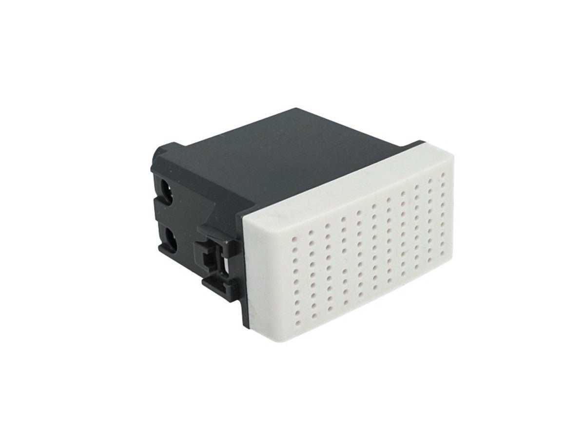 Ronzatore 220V compatibile con BTicino Living Light e Living International - modulo da incasso per supporto e placca compatibile
