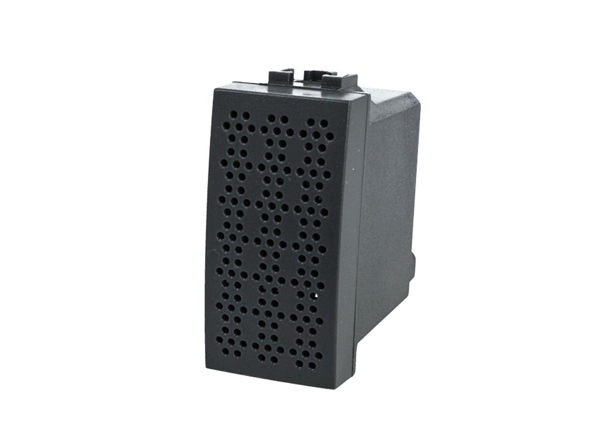 Ronzatore 220V compatibile con BTicino Living Light e Living International - modulo da incasso per supporto e placca compatibile