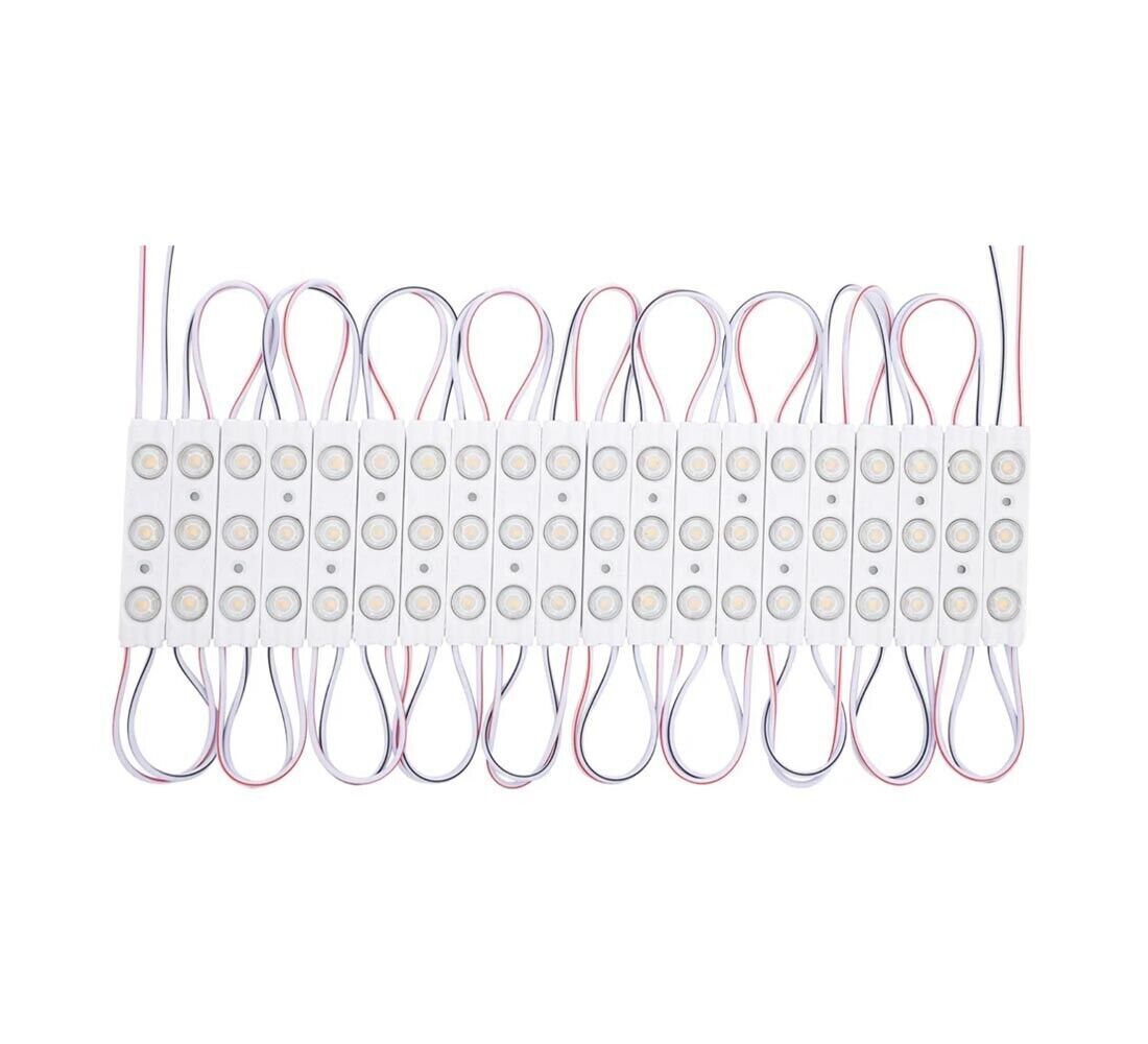 Striscia LED 20 moduli 12V IP65 SMD 2835 24W - colori vari