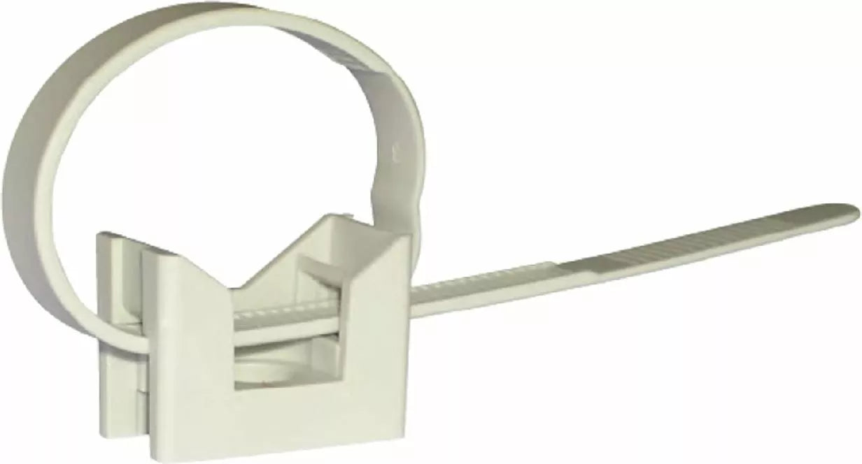 10 Pezzi Fascette con Base Fissaggio Tubi Ø16-32 mm PA6.6 - Cablaggio e impianti