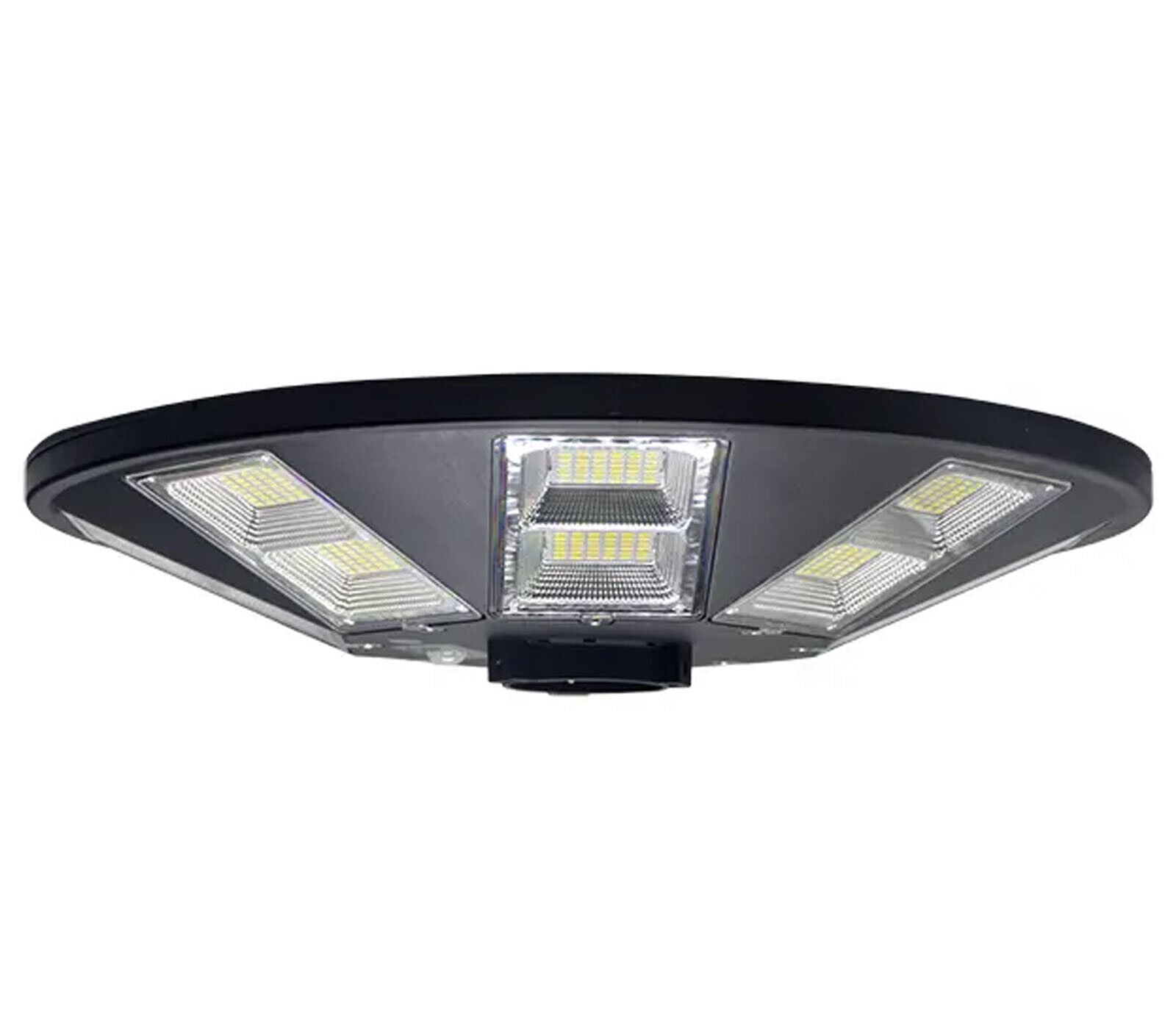 Lampione LED solare 100W da esterno con pannello e sensore - modello UFO