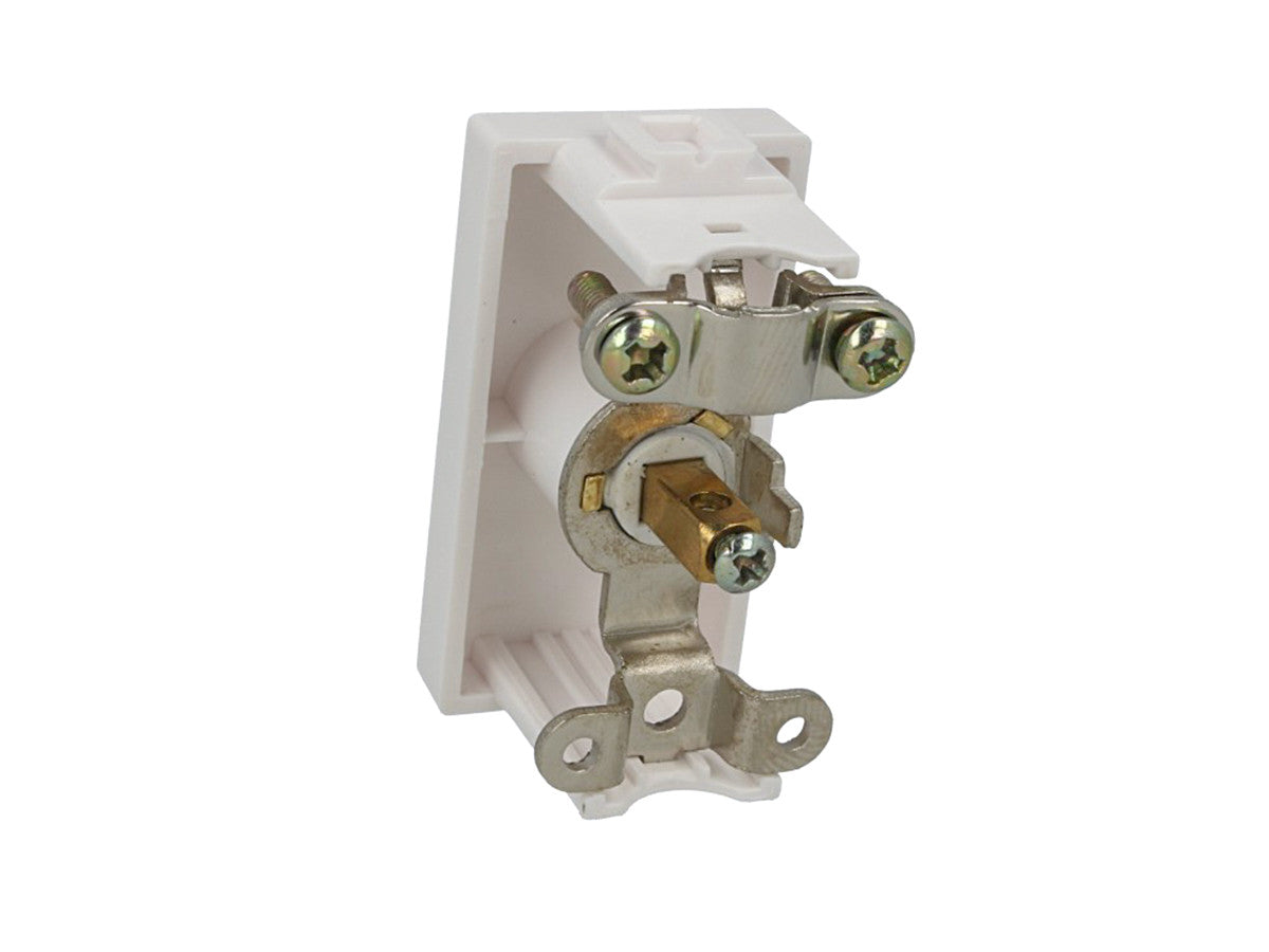 Presa TV tipo F femmina compatibile con BTicino Matix - modulo da incasso per supporto e placca compatibile